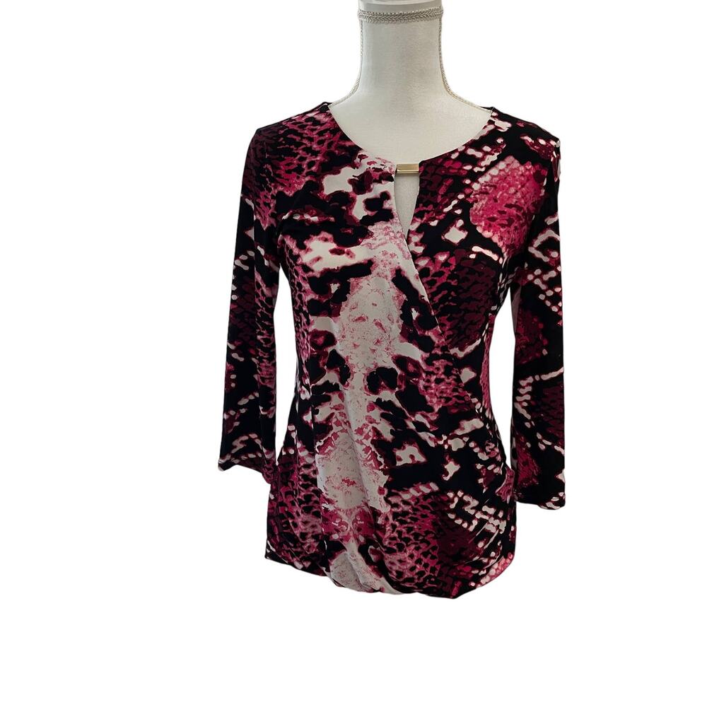 Dana Buchman  Blouse Top Size Small Women's Clothing Long Sleeve